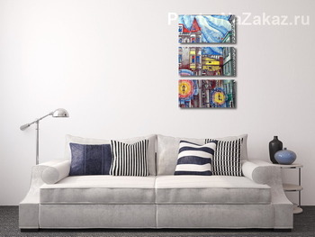 Модульная картина ГОРОД