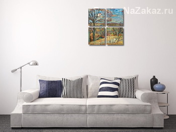 Модульная картина Осенний пейзаж