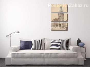 Модульная картина Пороховая башня в Праге