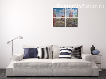 Модульная картина Церковь мч.Никиты на Старой Басманной