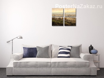 Модульная картина Пляж, Боркум, Шлезвиг-Гольштейн, Германия