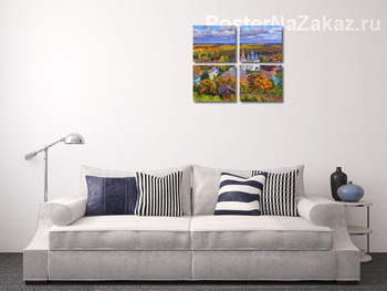 Модульная картина Осень. Гороховец