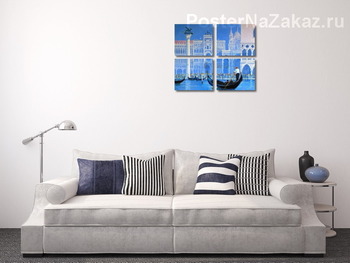 Модульная картина Венеция