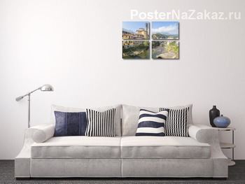 Модульная картина Прогулки по  Сан-Джованни-Бьянко