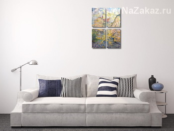 Модульная картина Место встречи Мастера и Маргариты