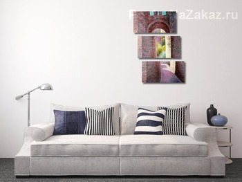 Модульная картина Стены старого города