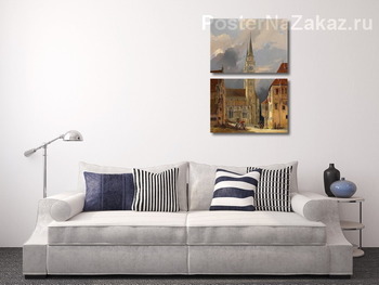 Модульная картина Площадь перед Санкт Себальд