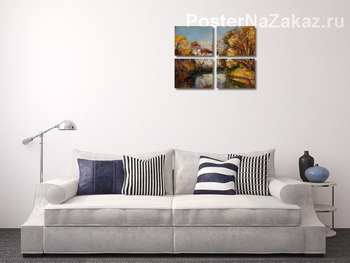 Модульная картина Последние теплые дни