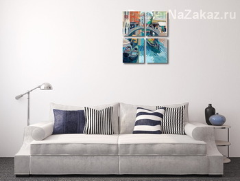 Модульная картина Каналы Венеции