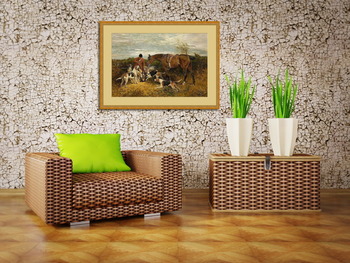 Модульная картина Егерь на отдыхе