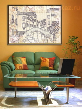 Модульная картина Мост в Венеции