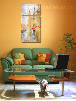 Модульная картина У Спаса на Крови