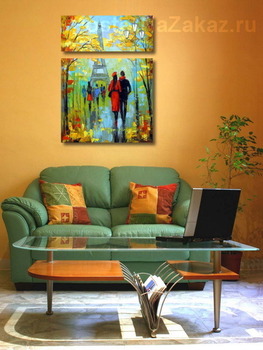 Модульная картина Мы в Париже