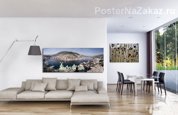 Модульная картина Панорама Балаклавы