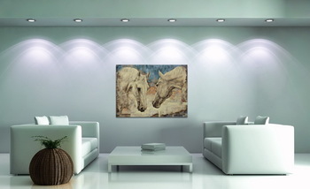 Модульная картина Две лошади