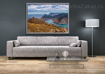 Модульная картина Пасмурное утро над Балаклавской бухтой