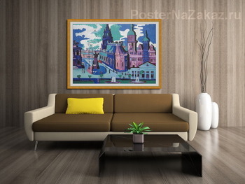 Модульная картина Вид на Дрезден