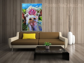 Модульная картина Красотка