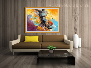 Модульная картина Триптих Трансданс