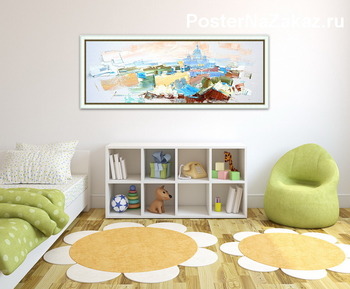 Модульная картина С крыш