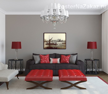 Модульная картина Лондонский Тауэр, 1880