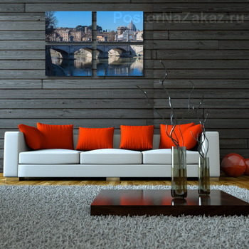 Модульная картина Римский пейзаж