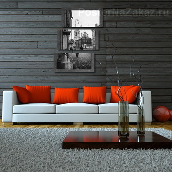 Модульная картина Театральный проезд, вид на Лубянскую площадь