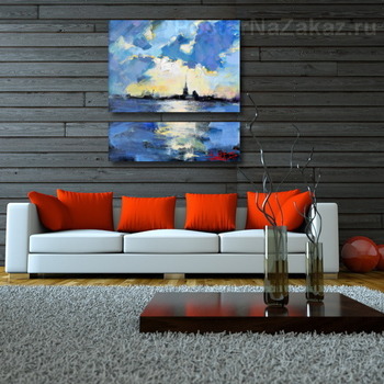 Модульная картина Петропавловка