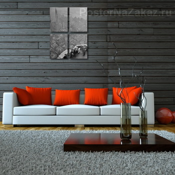 Модульная картина На смотровой площадке Эмпайер Стэйт билдинг