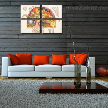 Модульная картина Ночь в октябре