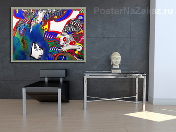 Модульная картина Белый кролик