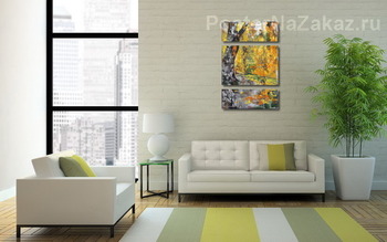 Модульная картина Золотая осень