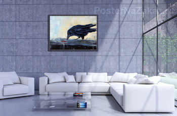 Модульная картина ворона
