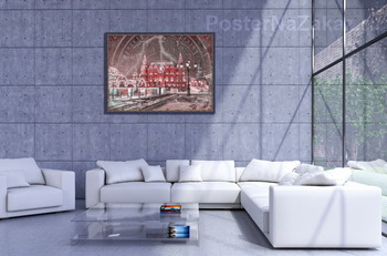 Модульная картина Московский кремль