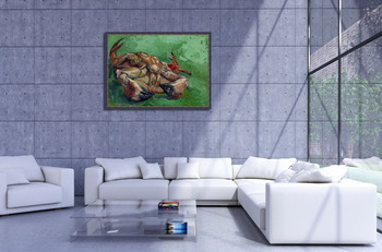 Модульная картина Краб пятится назад