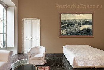 Модульная картина Вид с Исаакиевского Собора