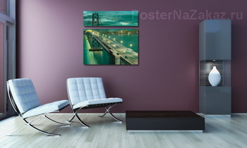 Модульная картина Сан франциско, мост.