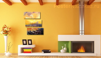 Модульная картина Вечерняя Венеция