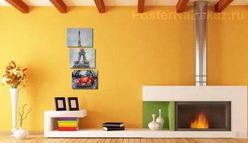 Модульная картина Свидание в Париже