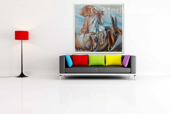 Модульная картина Путник