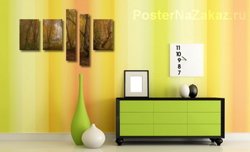 Модульная картина Октябрь