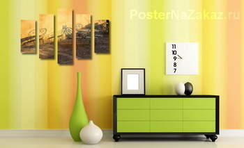 Модульная картина Вечер в Провансе