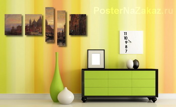 Модульная картина Вид на Венецию