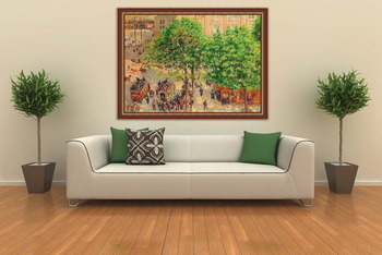 Модульная картина Площадь театра Франсе. Весна