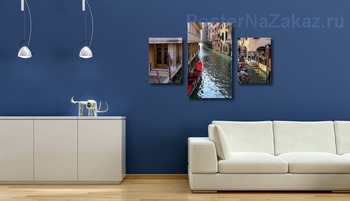 Модульная картина Каналы Венеции