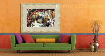 Модульная картина Злата Прага р Чертовка 