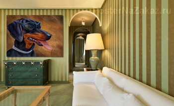 Модульная картина Такса