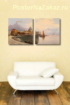 Модульная картина Картина художника 19-20 веков, пейзаж