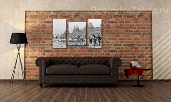 Модульная картина Старая Москва