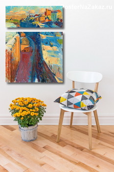 Модульная картина Вид на Стокгольм